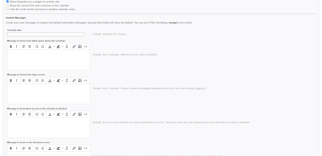 SuperSaaS automated reminders