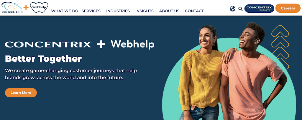 Concentrix homepage