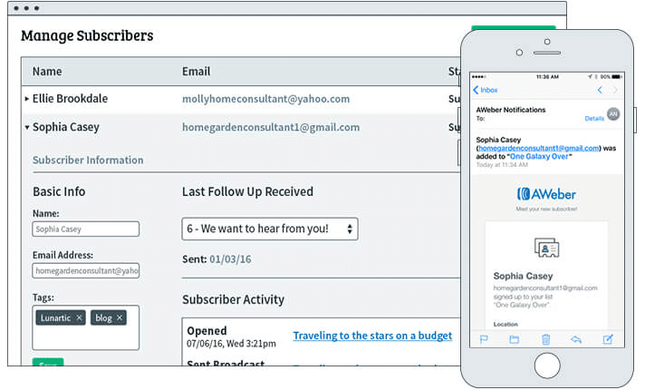 AWeber email deliverability